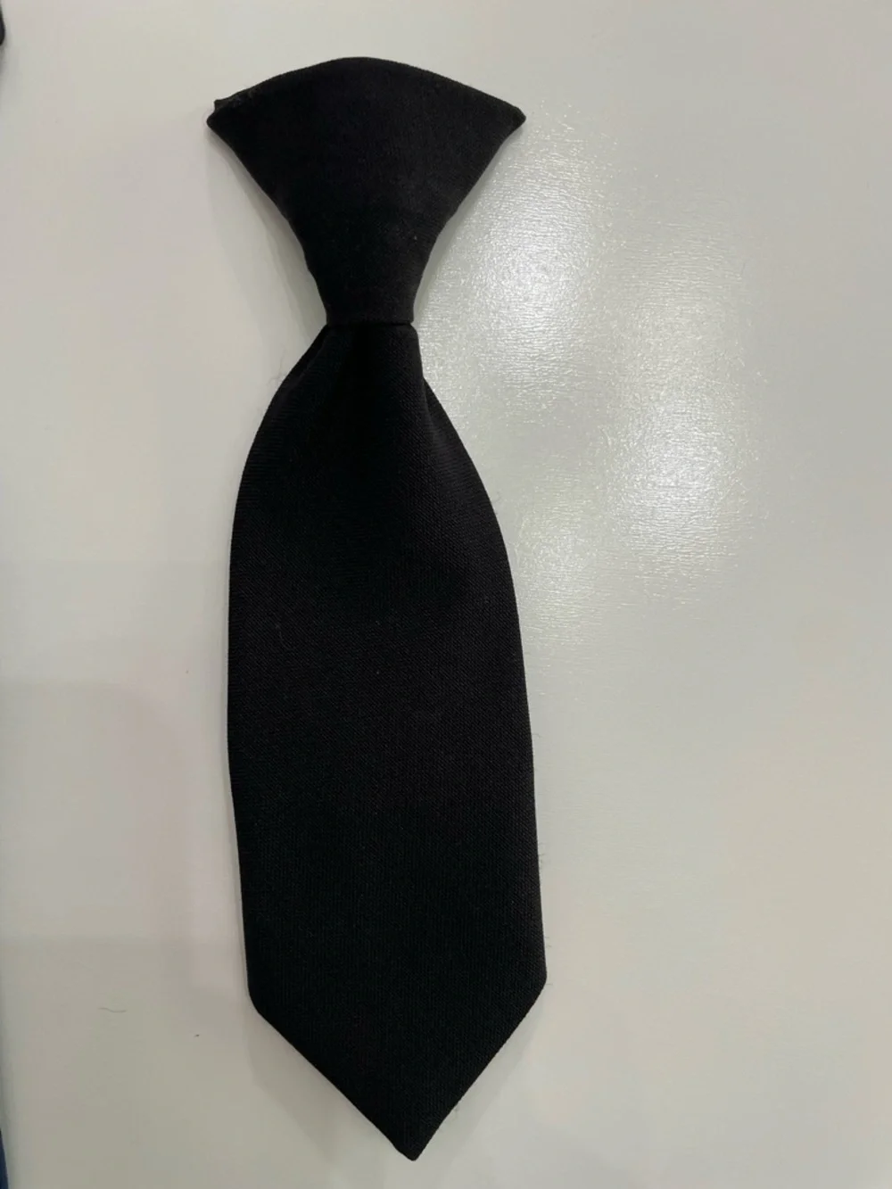 H&M Navy Polka Dot Tie and Black Clip On Tie